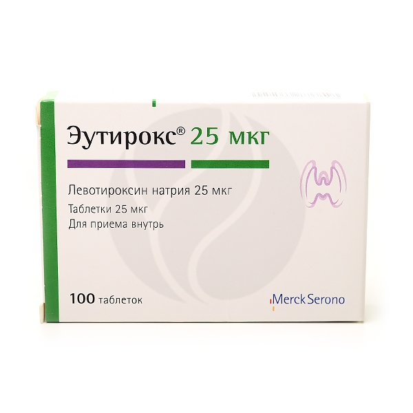 Эутирокс 25 Сбераптека