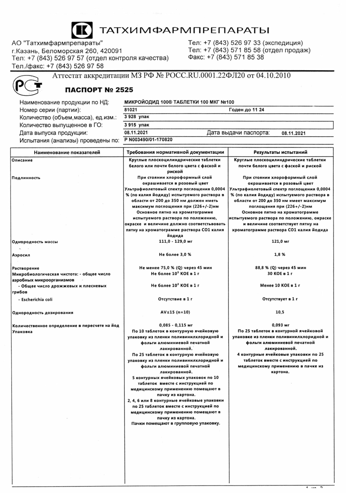 Микройодид - купить в аптеке Вита Москва, Московская область