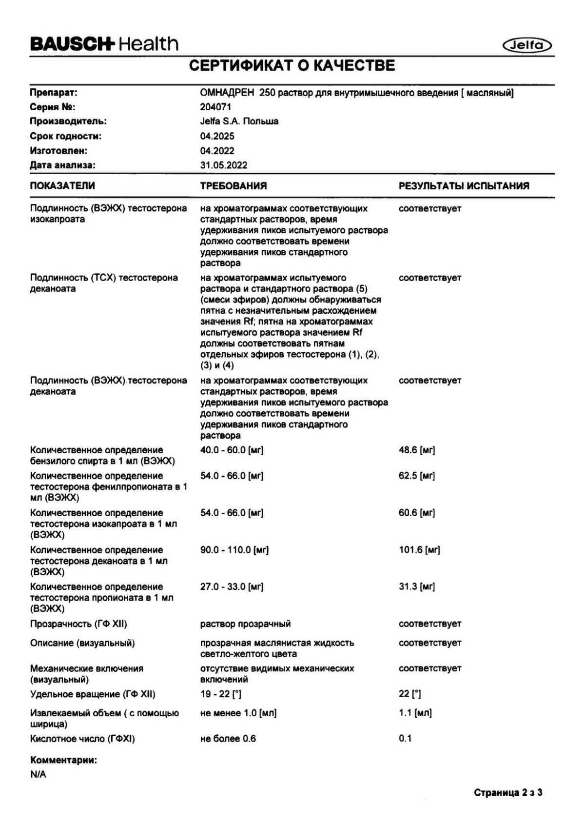 Омнадрен 250 - купить в аптеке Вита Уфа, Республика Башкортостан