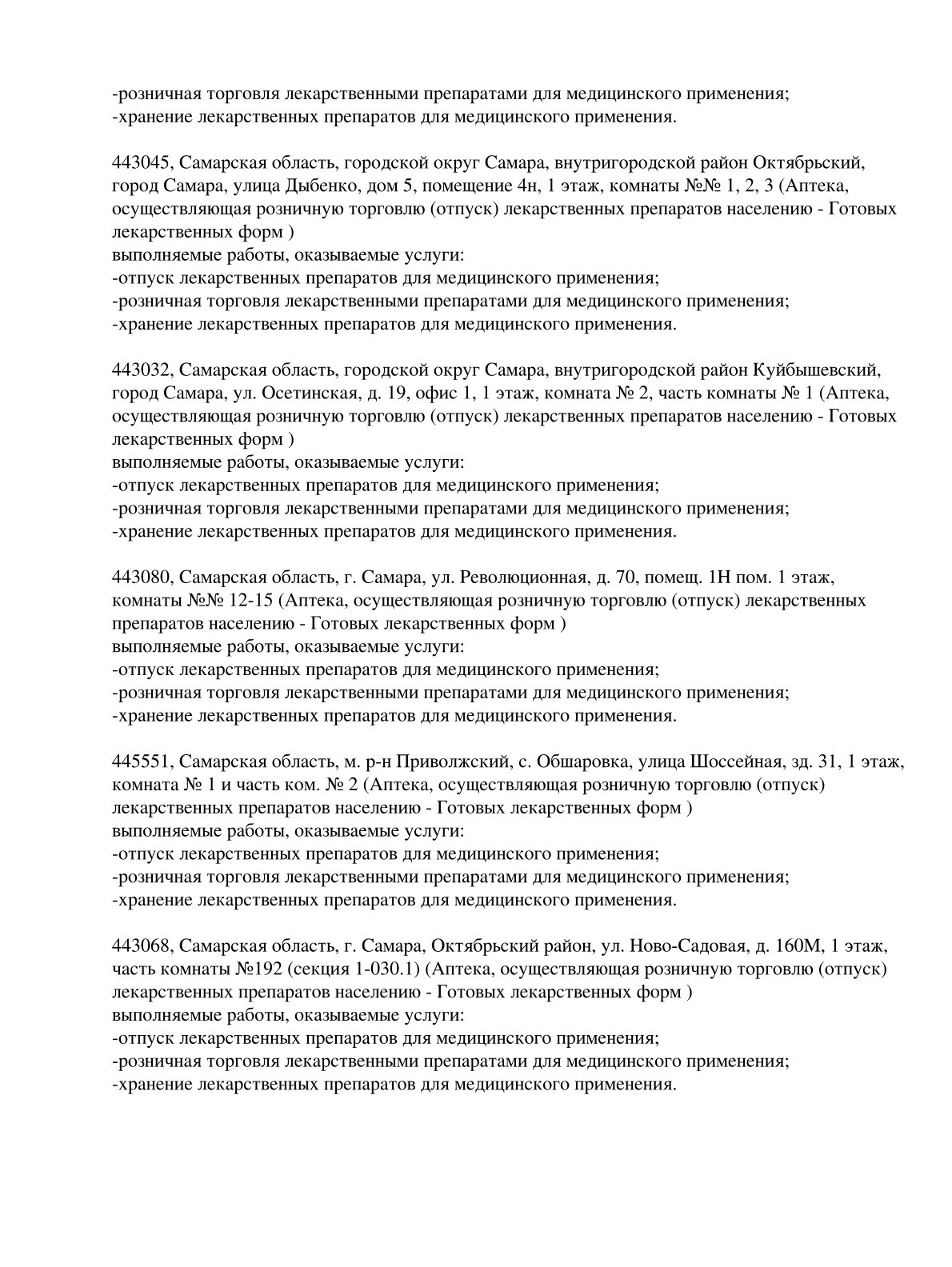 Выписка из реестра лицензий компании-партнера ООО ФЕНИКС страница 22