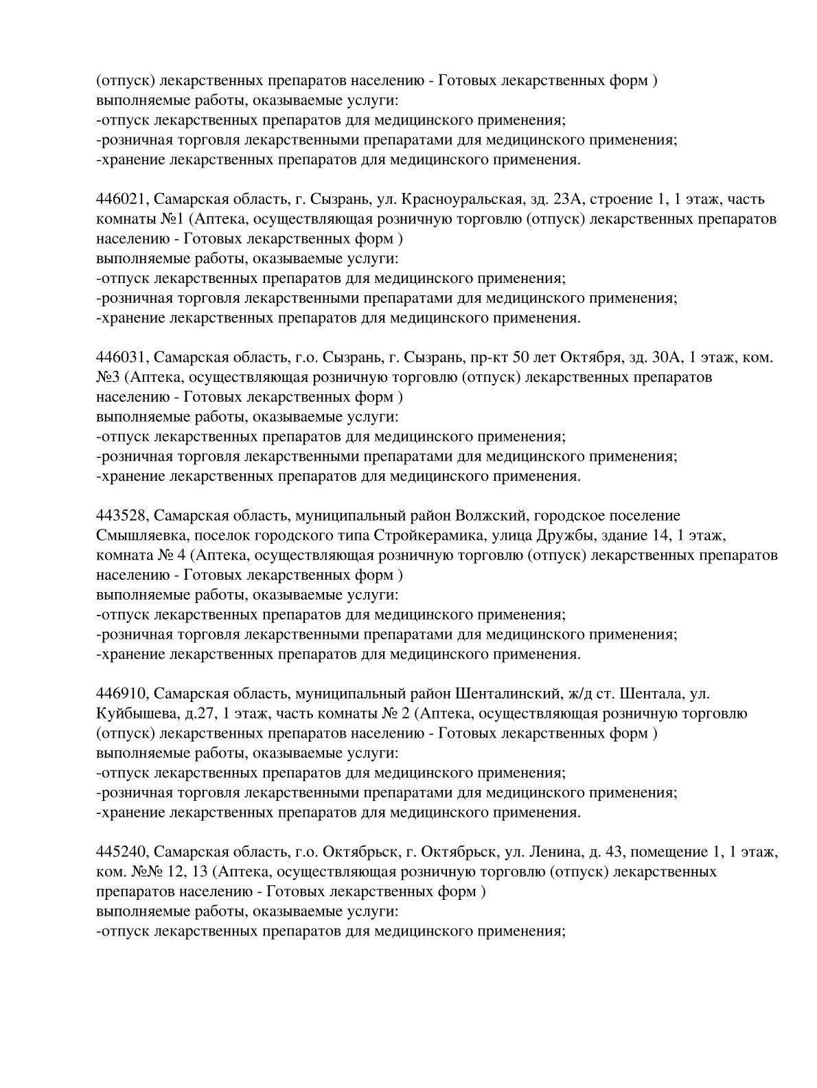 Выписка из реестра лицензий компании-партнера ООО ФЕНИКС страница 18