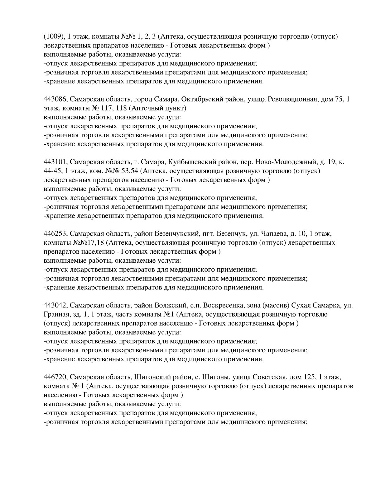 Выписка из реестра лицензий компании-партнера ООО ФЕНИКС страница 16