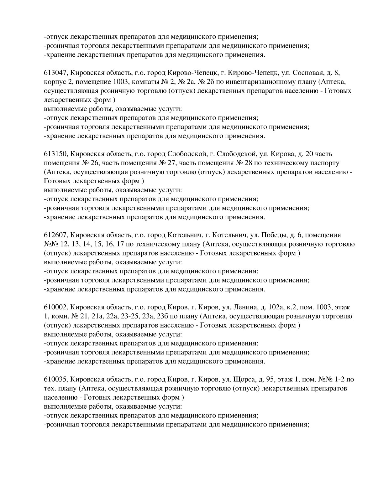 Выписка из реестра лицензий компании-партнера ООО КИПАРИС страница 4