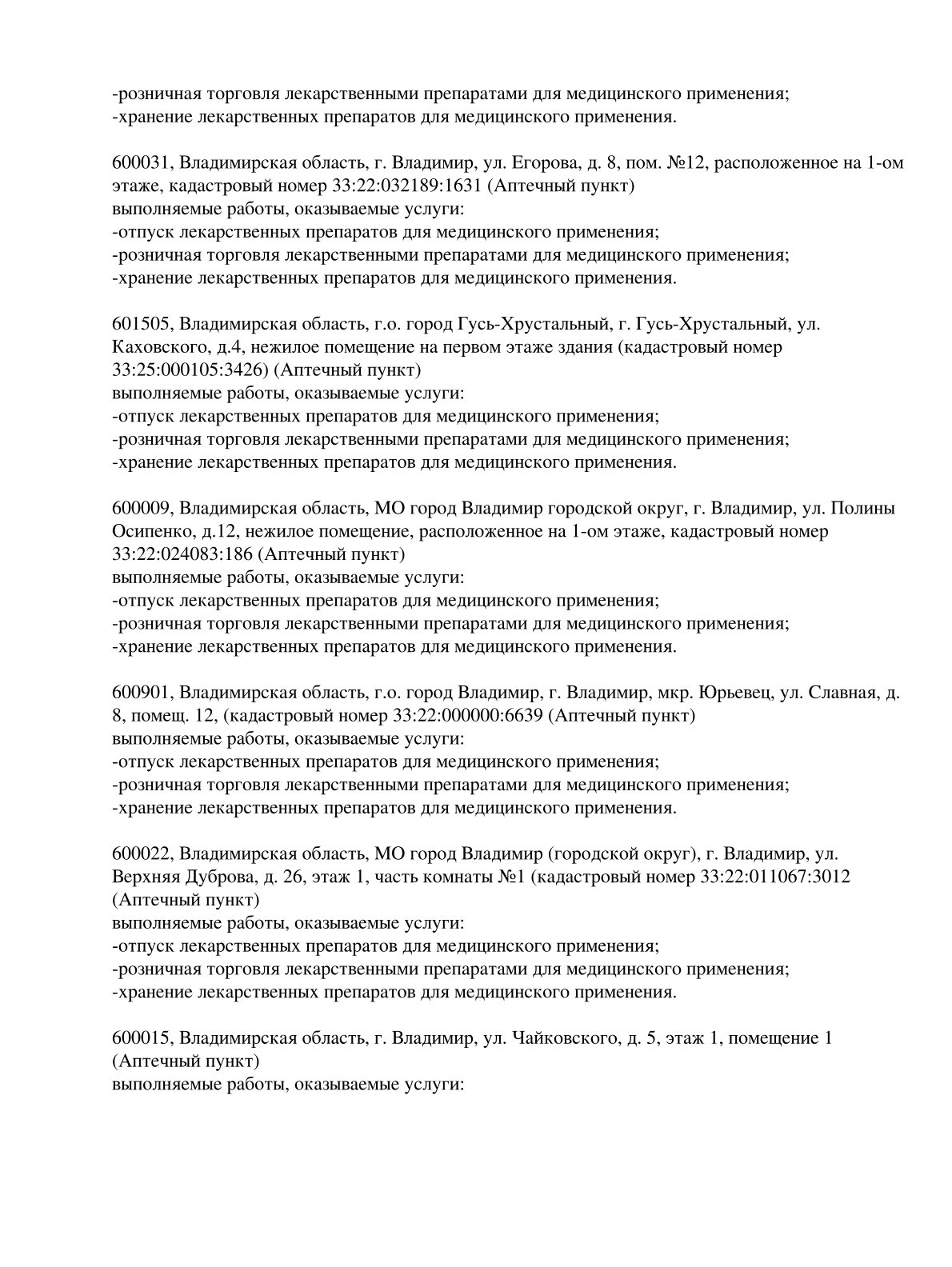 Выписка из реестра лицензий компании-партнера ООО ОЛЕАНДР страница 4
