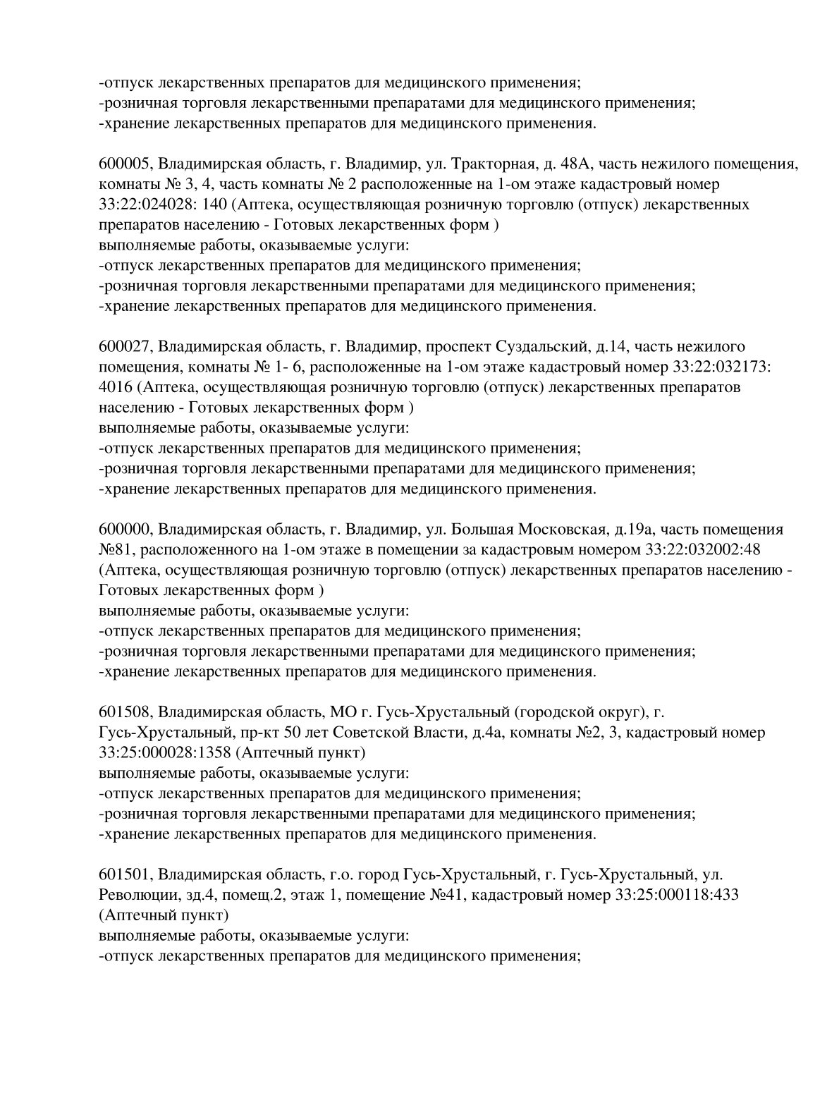 Выписка из реестра лицензий компании-партнера ООО ОЛЕАНДР страница 3