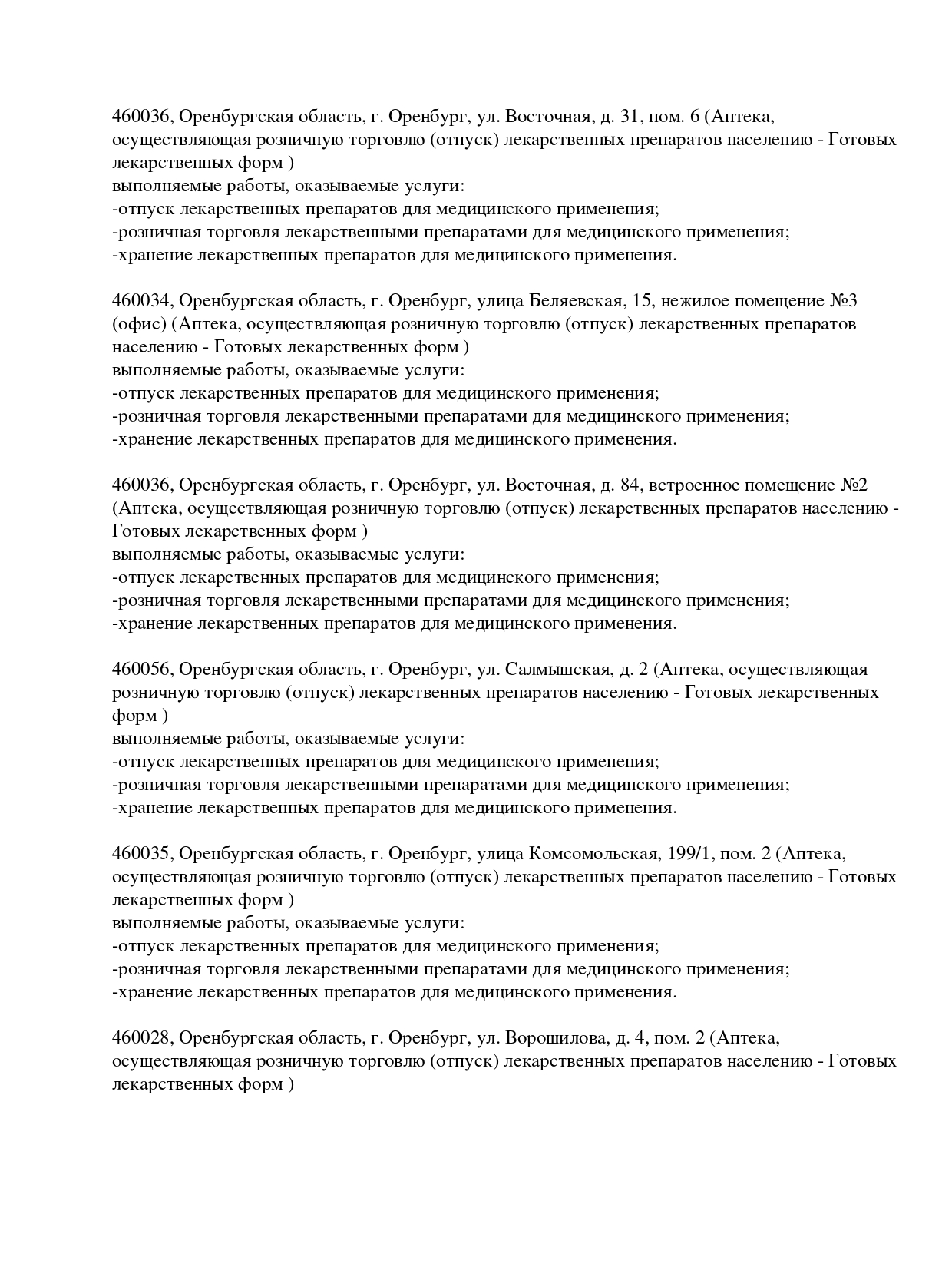 Выписка из реестра лицензий компании-партнера ООО ВЕКТОР страница 5