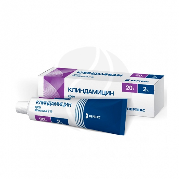 Клиндамицин Вертекс крем вагинальный 2%, 20г Крем вагинальный ВЕРТЕКС .