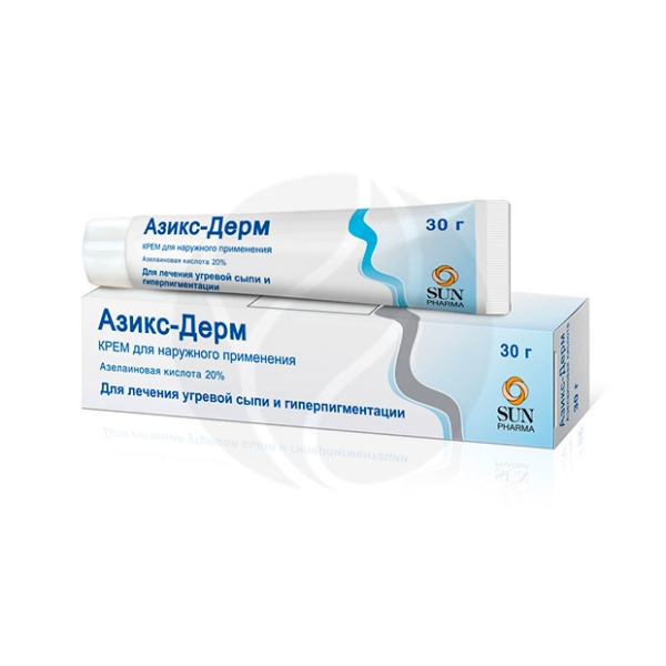 Азикс-дерм крем д/наружн. прим. 20%, 30г Крем для наружного применения .