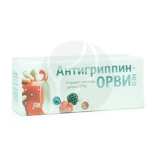Антигриппин-орви нео 500+10+100мг, №12 Таблетки Упаковка ВИТАЛЕ-ХД .