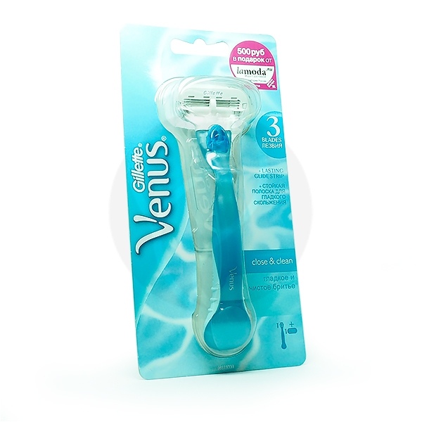 Станок для бритья gillette venus embrace с 1 сменной кассетой