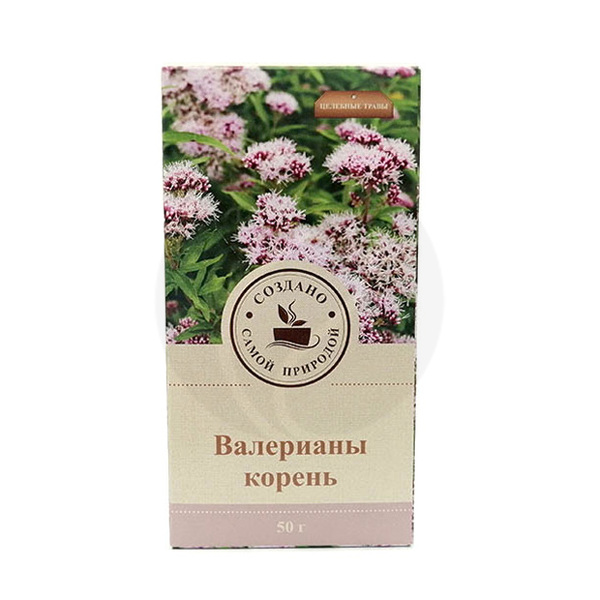 Валерианы корень, 50г Лекарственное растительное сырье Упаковка Ст ...