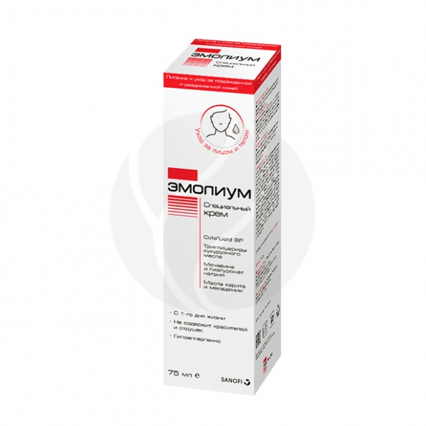 Эмолиум специальный крем, 75мл Крем для тела Туба - пачка картонная Sanofi-Aventis Sp. Z O.O., купить в аптеке ВИТА