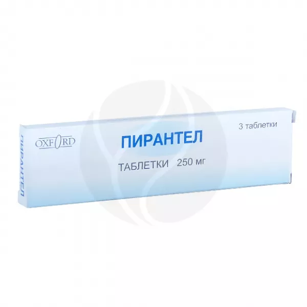 Пирантел таблетки 250мг, №3