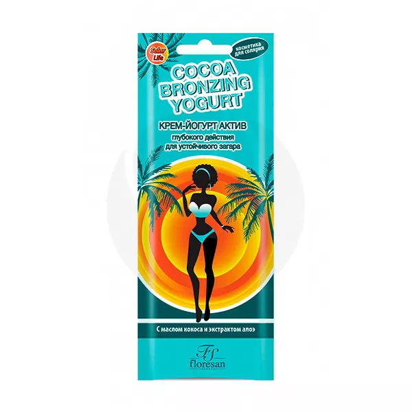 Изображение товара Floresan крем-йогурт для устойчивого загара, 15мл Изображение товара Floresan крем-йогурт для устойчивого загара, 15мл