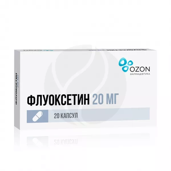Изображение товара Флуоксетин Озон капсулы 20мг, №20