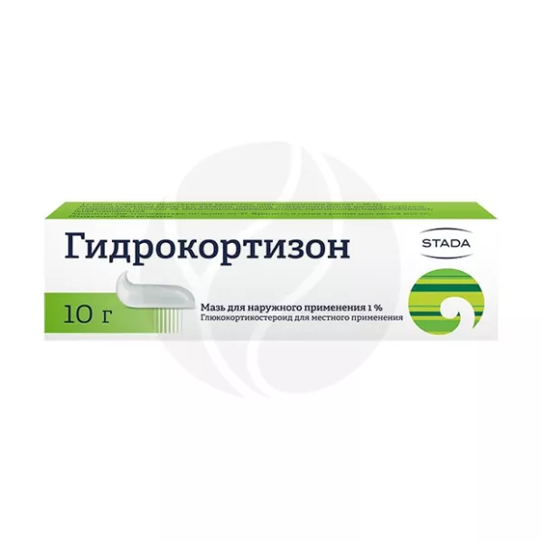 Гидрокортизон мазь д/наружн. прим. 1%, 10г