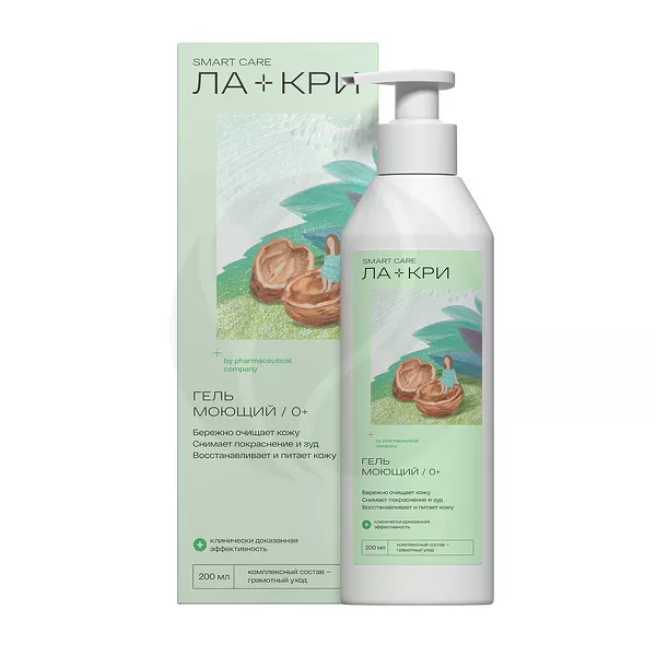 Изображение товара Ла-кри Smart Care гель моющий (0+), 200мл