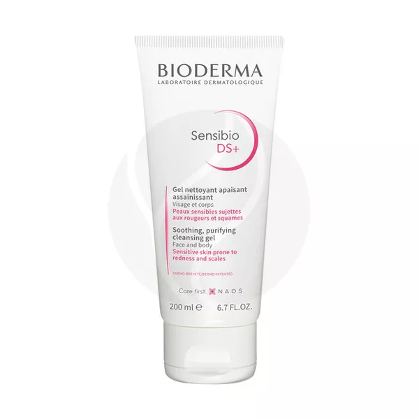 Изображение товара Bioderma Sensibio DS+ гель очищающий для кожи с покраснениями и шелушениями, 200мл Изображение товара Bioderma Sensibio DS+ гель очищающий для кожи с покраснениями и шелушениями, 200мл