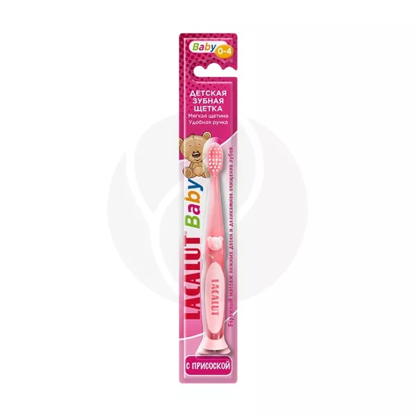Изображение товара Lacalut Baby детская зубная щетка с присоской (до 4 лет), цвет в ассортименте