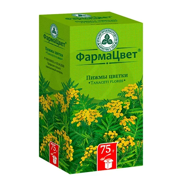 Изображение товара Пижмы цветки 75г - натуральное средство для желчегонных и антигельминтных целей