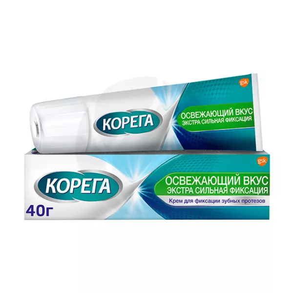 Изображение товара Крем для фиксации зубных протезов Корега Освежающий вкус 40г