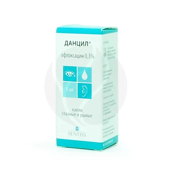 Изображение товара Данцил капли глазные ушные 0,3% 5мл Индия