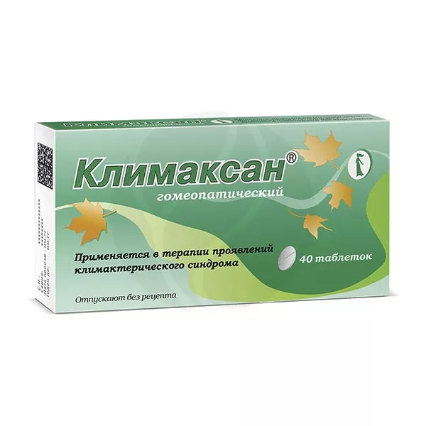 Изображение товара Климаксан гомеопатический таблетки, №40 Изображение товара Климаксан гомеопатический таблетки, №40