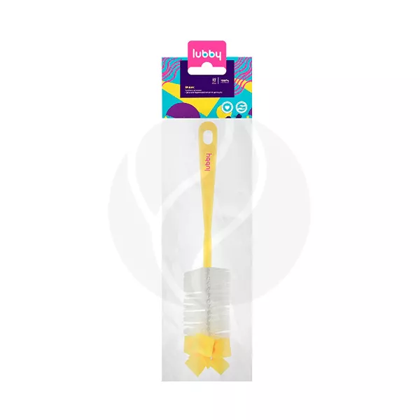 Изображение товара Lubby ершик для бутылочек и поильников с губкой (0+мес)