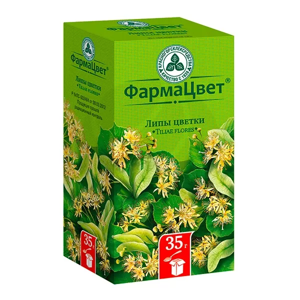Изображение товара Липы цветки 35г - Потогонное средство растительного происхождения