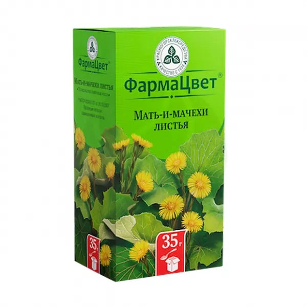 Изображение товара Листья мать-и-мачехи обыкновенной - 35 г для отхаркивания