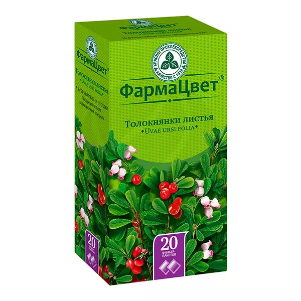 Изображение товара Толокнянки листья 1,5 г №20 натуральный травяной сбор для мочевыводящих путей