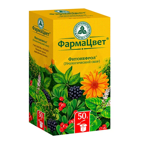 Изображение товара Фитонефрол урологический сбор 50г Красногорсклексредства АО Изображение товара Фитонефрол урологический сбор 50г Красногорсклексредства АО