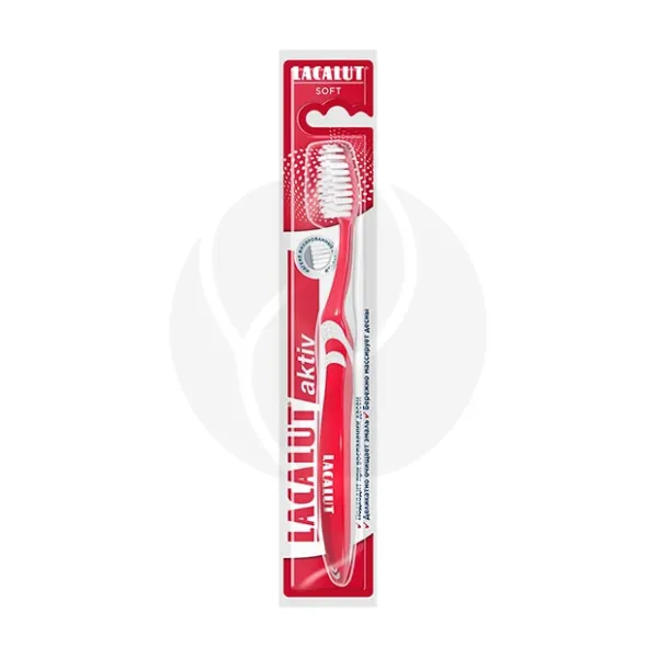 Изображение товара Зубная щетка Lacalut Aktiv Soft мягкие филированные щетинки рисунок эргономика