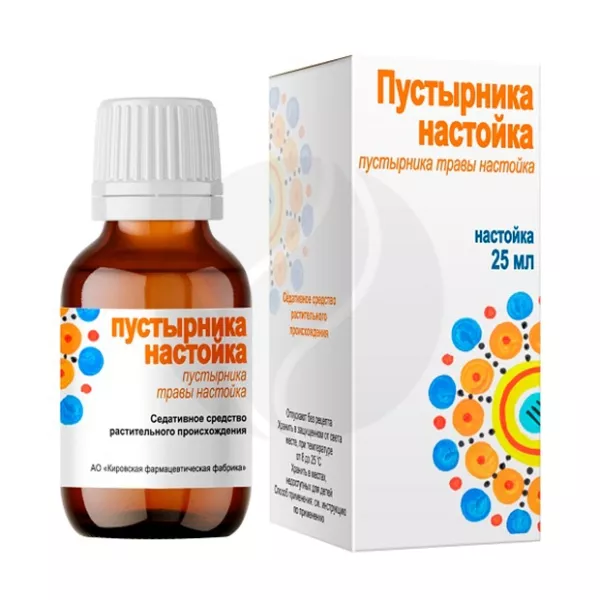 Изображение товара Настойка Пустырника 25мл для успокоения и улучшения сна