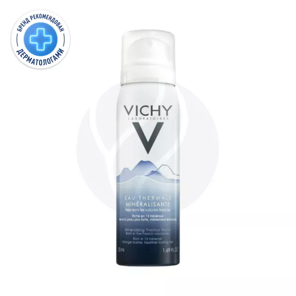 Изображение товара Vichy термальная вода-спрей минерализирующая 50 мл для чувствительной кожи