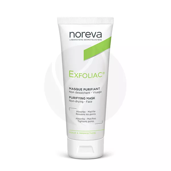 Изображение товара Маска для лица очищающая Noreva Exfoliac 50мл для проблемной кожи Изображение товара Маска для лица очищающая Noreva Exfoliac 50мл для проблемной кожи