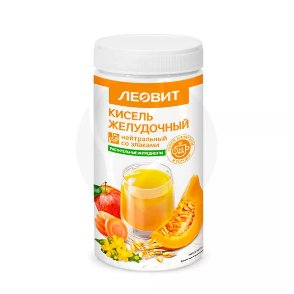 Изображение товара Леовит кисель Желудочный нейтральный со злаками, 400г Изображение товара Леовит кисель Желудочный нейтральный со злаками, 400г