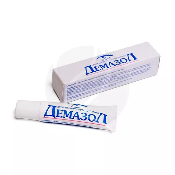 Изображение товара Демазол крем косметический для век 10мл - уход и антистарение области глаз Изображение товара Демазол крем косметический для век 10мл - уход и антистарение области глаз