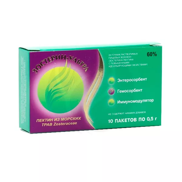 Изображение товара Зостерин Ультра 60 порошок для приготовления раствора для приема внутрь