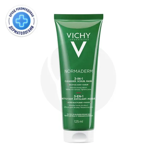 Изображение товара Vichy Normaderm Средство очищающее 125 мл для проблемной чувствительной кожи