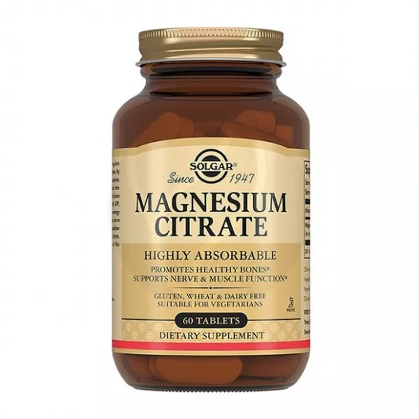 Изображение товара Solgar Цитрат магния 200 мг таблетки, 60 шт - натуральный источник магния для здоровья