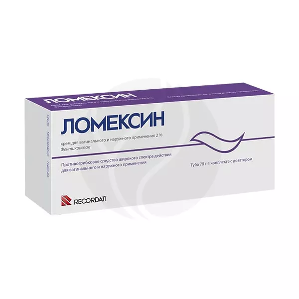 Изображение товара Ломексин крем д/ваг. и наруж. прим. 2%, 78г Изображение товара Ломексин крем д/ваг. и наруж. прим. 2%, 78г