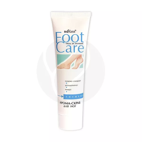 Изображение товара Арома-скраб для ног Белита Foot Care для глубокого очищения и питания Изображение товара Арома-скраб для ног Белита Foot Care для глубокого очищения и питания