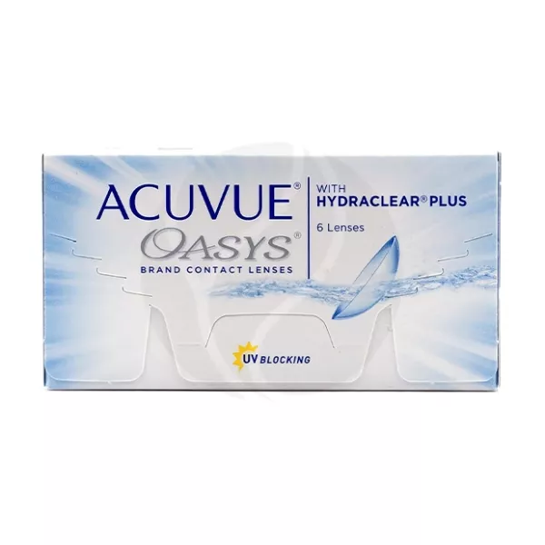 Изображение товара Acuvue Oasys линзы контактные R8,4 (-1,25 D), 6 шт. - двухнедельные мягкие линзы
