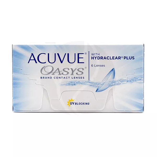 Изображение товара Acuvue Oasys линзы контактные R8,4 (-1,25 D), 6 шт. - двухнедельные мягкие линзы Изображение товара Acuvue Oasys линзы контактные R8,4 (-1,25 D), 6 шт. - двухнедельные мягкие линзы