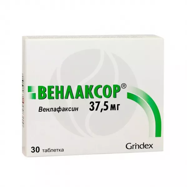 Венлаксор таблетки 37,5мг, №30
