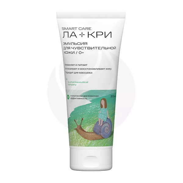 Изображение товара Ла-кри Smart Care эмульсия для чувствительной кожи (0+), 200мл Изображение товара Ла-кри Smart Care эмульсия для чувствительной кожи (0+), 200мл