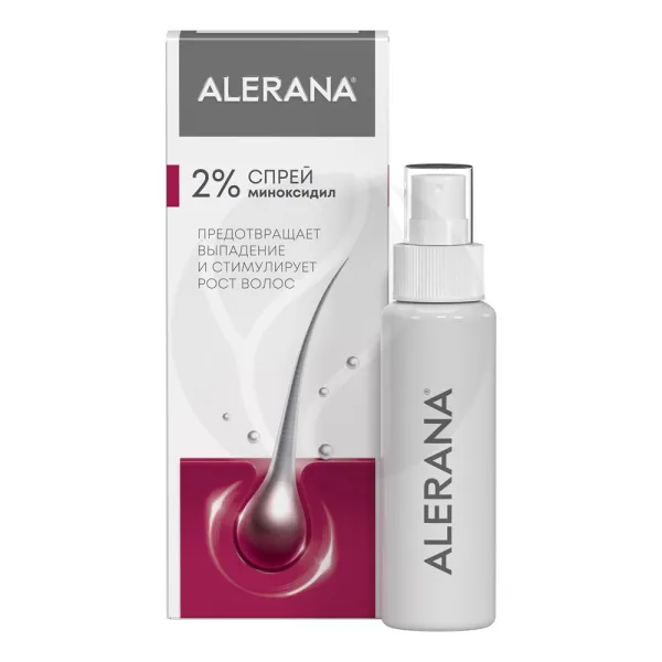 Alerana спрей д/наружн. прим. 2%, 60мл