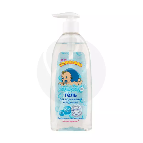 Изображение товара Моё Солнышко гель для подмывания младенцев 400мл, гипоаллергенный, Россия Изображение товара Моё Солнышко гель для подмывания младенцев 400мл, гипоаллергенный, Россия