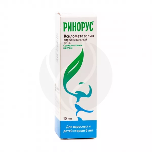 Ринорус спрей назальный 0,1%, 10мл